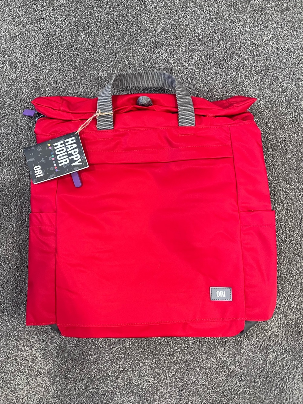 Ori London Medium Camden Red Backpack Bag New With Tags NWT $109